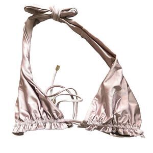 JANTHEE Triangle Halter‎ Bikini Top NWOT Sz Small